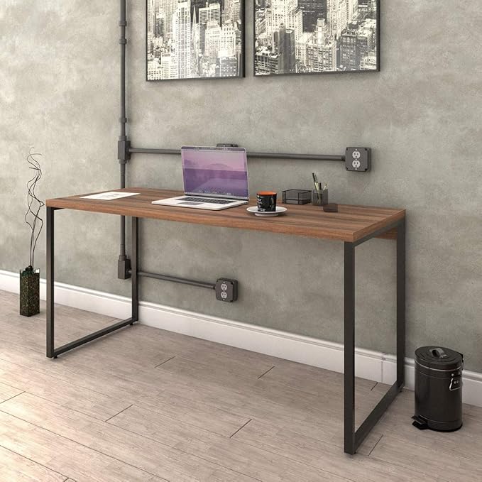 Mesa Escritório Diretor Estilo Industrial Kuadra